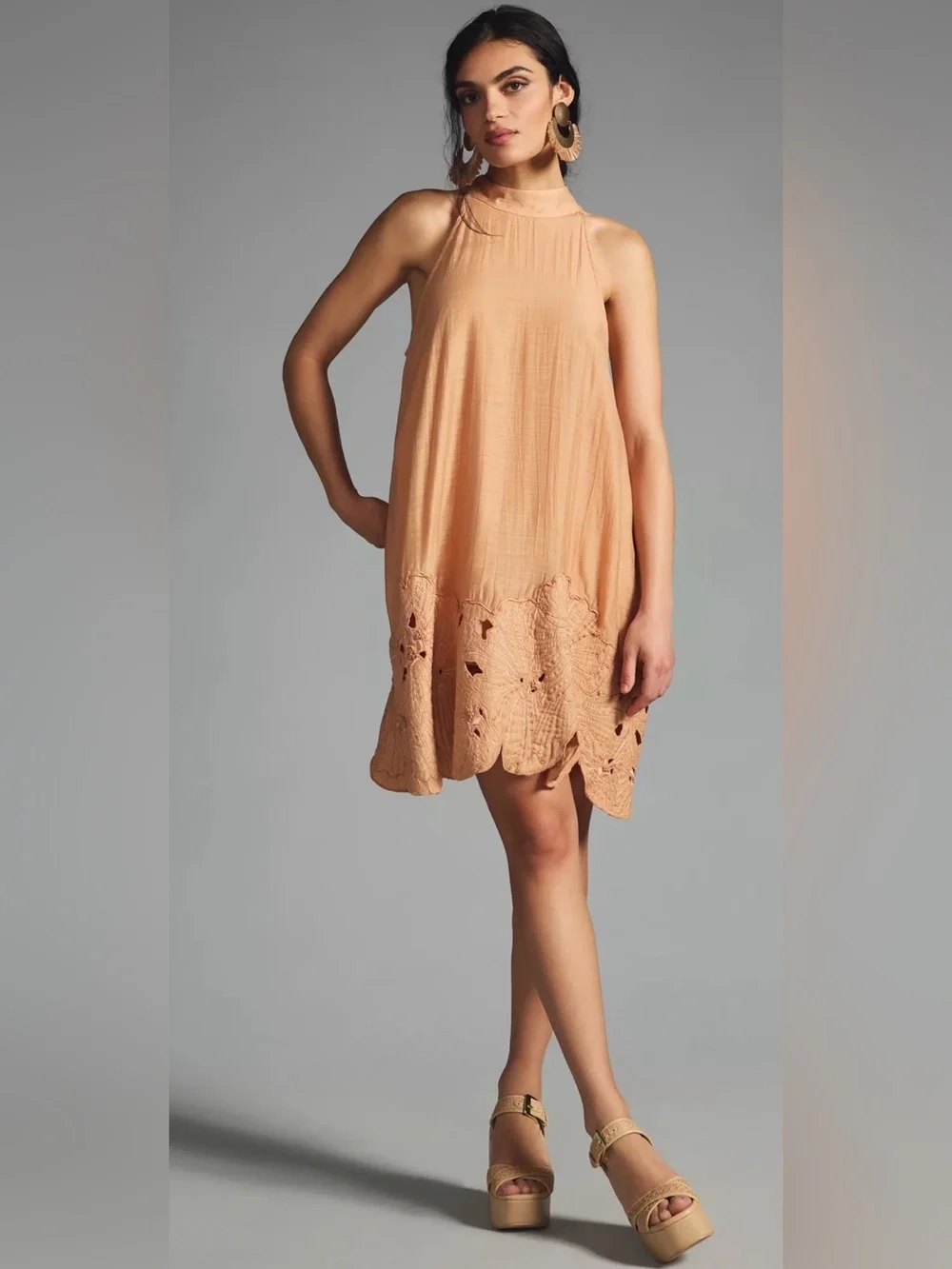 Anthropologie | Dresses | By Anthropologie Halter Mini Dress Womens Small |  Poshmark